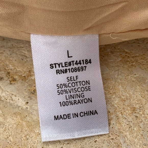 Alice Blue Floral Embroidered Tan Top - Picture 8 of 12